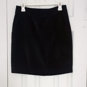 L.L. Bean Classic Black Mini Skirt